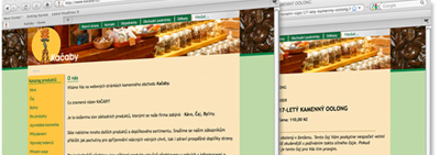 Coffee, tea and herbs in Domažlice.